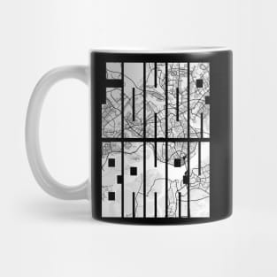 Johor Bahru, Malaysia City Map Typography - Light Mug